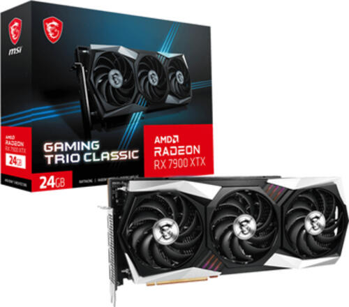 MSI GAMING Radeon RX 7900 XTX Trio Classic 24G AMD Radeon RX 7900 XT 24 GB GDDR6