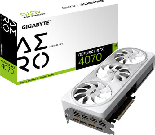 Gigabyte AERO GV-N4070AERO OC-12GD Grafikkarte NVIDIA GeForce RTX 4070 12 GB GDDR6X