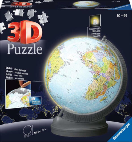 Ravensburger 11549 Puzzle 3D-Puzzle 540 Stück Globus