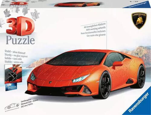 Ravensburger 3D Puzzle Lamborghini Huracn EVO - Arancio