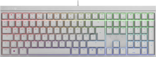 CHERRY MX 2.0S RGB Tastatur USB QWERTZ Deutsch Weiß