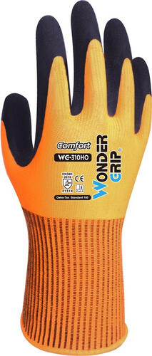 Wonder Grip WG-310HO Werkstatthandschuhe Orange Latex, Polyester 1 Stück(e)