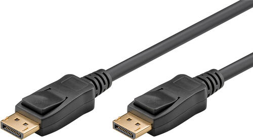 Goobay 64849 DisplayPort-Kabel 1 m Schwarz
