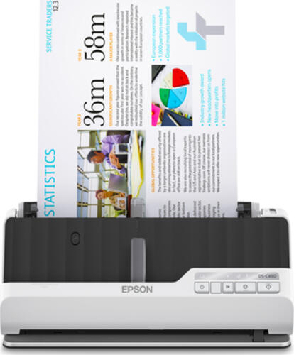 Epson DS-C490 ADF + Bogenscanner 600 x 600 DPI A4 Schwarz, Weiß
