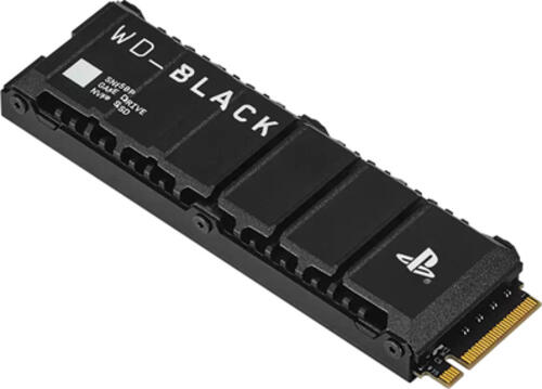1.0 TB SSD Western Digital WD_BLACK SN850P NVMe SSD, M.2/M-Key (PCIe 4.0 x4), lesen: 7300MB/s, schreiben: 6300MB/s SLC-Cached, TBW: 600TB