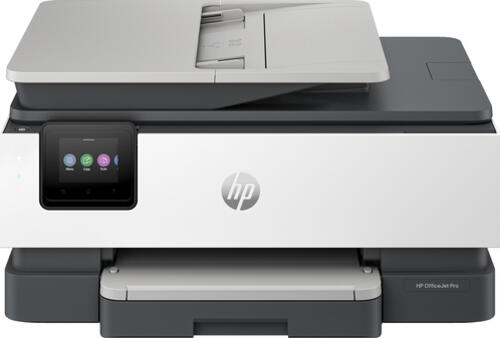 HP Officejet Pro 8122e All-in-One weiß/schwarz, Instant Ink, Tinte, mehrfarbig-Multifunktionsgerät, Drucker/Scanner/Kopierer/Fax