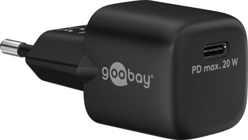 Goobay 65403 Ladegerät für Mobilgeräte Universal Schwarz AC Schnellladung Drinnen