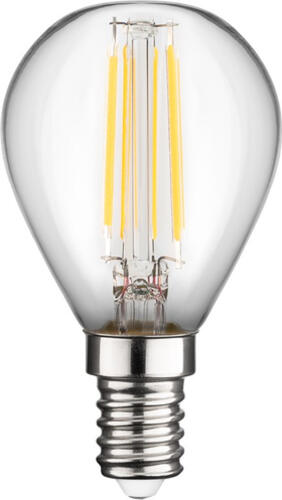 Goobay Filament-LED-Mini-Globe, 4 W Sockel E14, warmweiß, nicht dimmbar