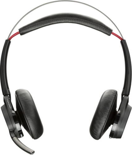 POLY Voyager Focus B825-M UC Kopfhörer Kabellos Kopfband Anrufe/Musik USB Typ-A Bluetooth Schwarz
