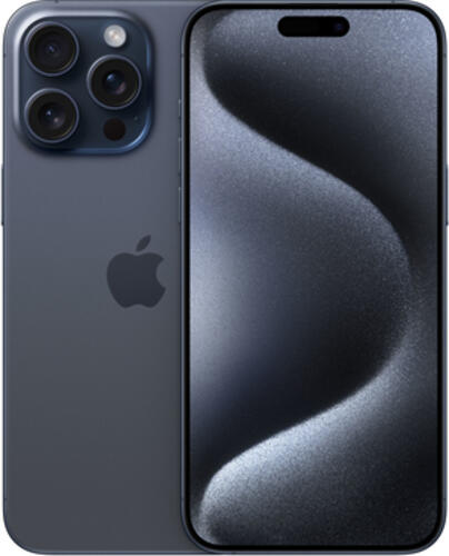 Apple iPhone 15 Pro Max 17 cm (6.7) Dual-SIM iOS 17 5G USB Typ-C 1 TB Titan, Blau