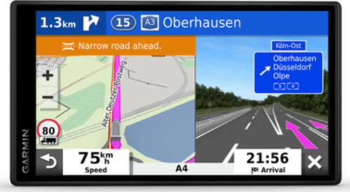 Garmin dzl LGV500 Navigationssystem Fixed 14 cm (5.5) TFT Touchscreen 150,5 g Schwarz