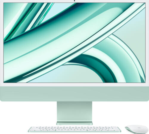 Apple iMac Apple M M3 59,7 cm (23.5) 4480 x 2520 Pixel All-in-One-PC 8 GB 512 GB SSD macOS Sonoma Wi-Fi 6E (802.11ax) Grün