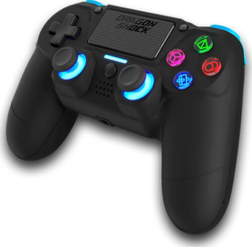 Dragonshock DSCPS4-BK Gaming-Controller Schwarz Bluetooth Gamepad Analog / Digital PlayStation 4