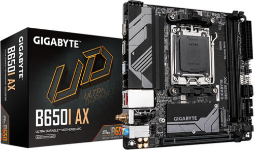 Gigabyte B650I AX Motherboard AMD B650 Sockel AM5 mini ITX