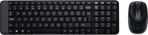 Logitech Wireless Combo MK220 Tastatur Maus enthalten RF Wireless QWERTZ Ungarisch Schwarz