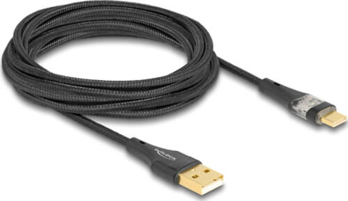 DeLOCK 80762 USB Kabel 3 m USB 2.0 USB A USB C Schwarz