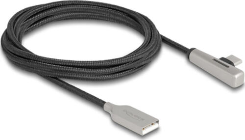 DeLOCK 80767 USB Kabel 2 m USB 2.0 USB A USB C Schwarz, Silber