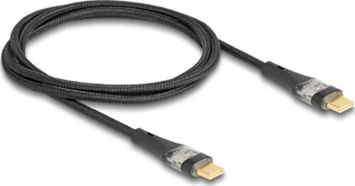 DeLOCK 80763 USB Kabel 1 m USB 2.0 USB C Schwarz
