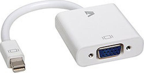 V7 Videoadapter Mini-DisplayPort (m) auf VGA (f), weiß