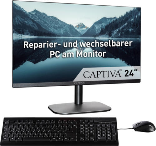 CAPTIVA All-In-One Power Starter I82-229 Intel Core i7 8 GB DDR4-SDRAM 500 GB SSD Windows 11 Pro