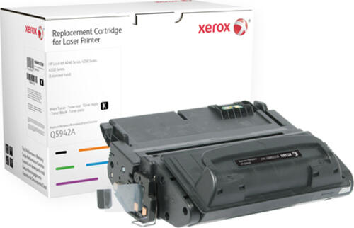 Xerox Tonerpatrone Schwarz. Entspricht HP Q5942A. Mit HP LaserJet 4240, LaserJet 4250, LaserJet 4350 kompatibel