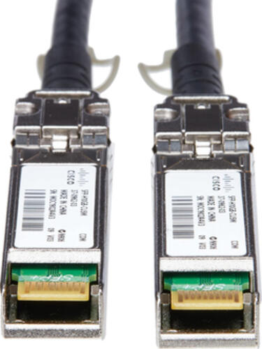 Cisco 10GBASE-CU SFP+ Cable 5 Meter InfiniBand/Glasfaserkabel 5 m SFP+ Schwarz