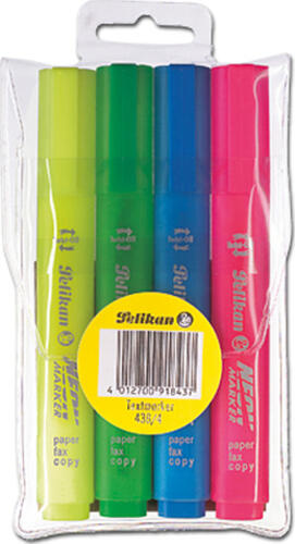 Pelikan 918433 Marker 4 Stück(e) Blau, Grün, Pink, Gelb