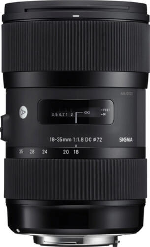 Sigma 18-35mm F1.8 DC HSM SLR Standard zoom lens Black