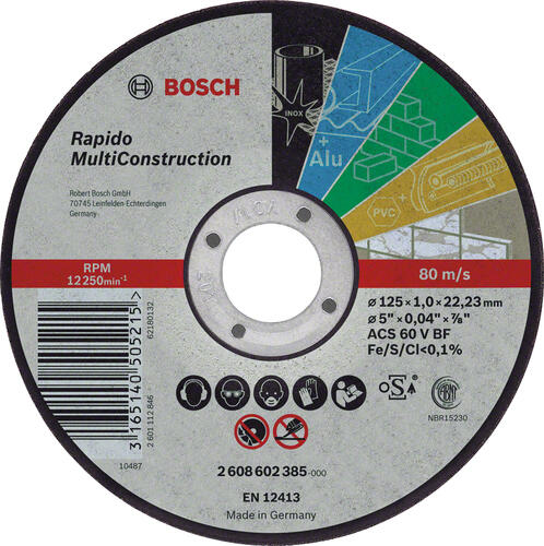 Bosch 2 608 602 384 Winkelschleifer-Zubehör Schneidedisk