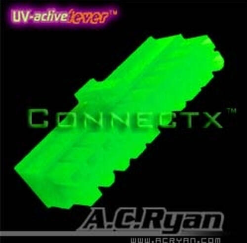 AC Ryan Connectx ATX20pin Female - UVGreen 100x Grün