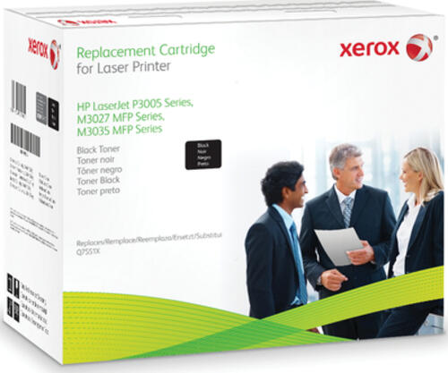 Xerox Tonerpatrone Schwarz. Entspricht HP Q7551X. Mit HP LaserJet M3027 MFP, LaserJet M3035 MFP, LaserJet P3005 kompatibel