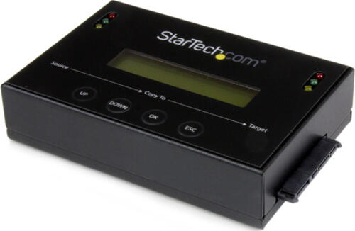 StarTech.com Selbständiger Festplatten-Kopierer mit Disk Image Manager für Backup/Restore, Mehrere Disk Images auf einer 2,5/3,5 SATA Festplatte Speichern, kein PC erforderlich