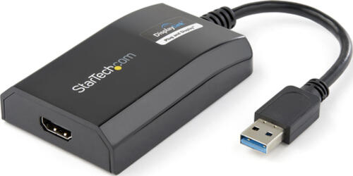 StarTech.com USB 3.0 auf HDMI Adapter - DisplayLink zertifiziert - 1080p (1920x1200) - USB-A auf HDMI Display Adapter Konverter für Monitor - Externe Monitor Grafikkarte - Windows / Mac
