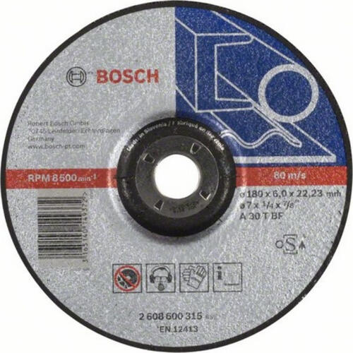 Bosch 2 608 600 315 Rotierendes Schleifwerkzeug Zubehör Schleifscheibe