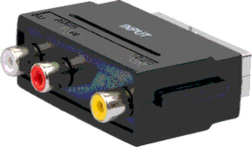 Schwaiger SCA7300 531 SCART 3 x RCA Schwarz Kabelschnittstellen-/adapter