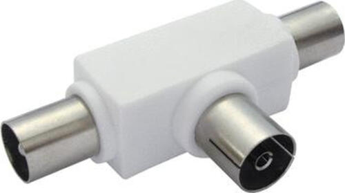 Schwaiger ASV25 532 Kabelspalter oder -kombinator Kabelsplitter Weiß