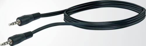 Schwaiger 2x3.5 mm 0.75m Audio-Kabel 0,75 m 3.5mm Schwarz