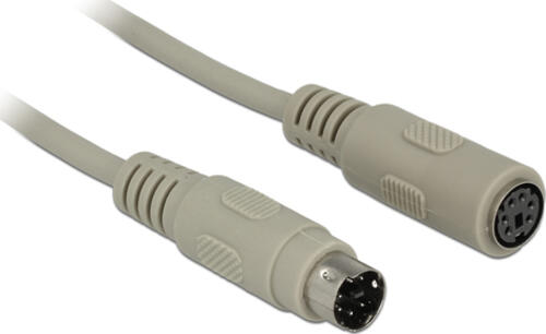 DeLOCK 84070 PS/2-Kabel 1,8 m 6-p Mini-DIN Grau