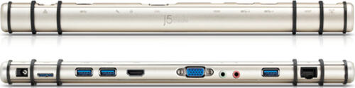 j5create JUD530 Handy-Dockingstation Tablet Silber