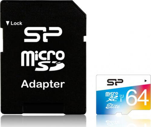 Silicon Power Elite 64 GB MicroSDXC UHS-I Klasse 10