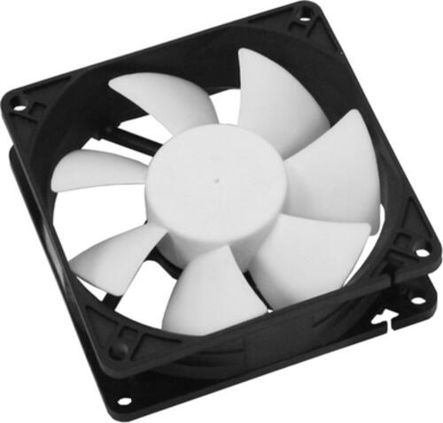 Cooltek Silent Fan 80 Computergehäuse Ventilator 8 cm Schwarz, Weiß