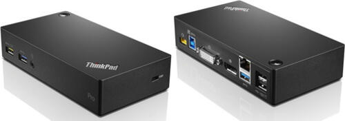 Lenovo ThinkPad USB 3.0 Pro Dock Kabelgebunden USB 3.2 Gen 1 (3.1 Gen 1) Type-A Schwarz