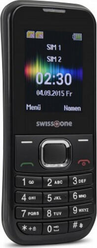 Swisstone SC 230 4,5 cm (1.77) Schwarz Seniorentelefon