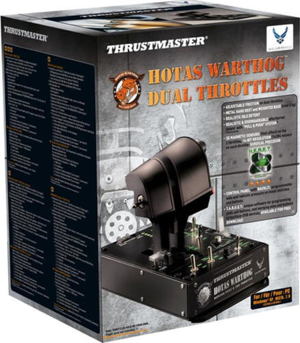 Thrustmaster HOTAS Warthog Dual Throttles Schwarz USB Flugsimulation PC