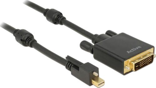 DeLOCK 83726 Videokabel-Adapter 2 m Mini DisplayPort DVI Schwarz