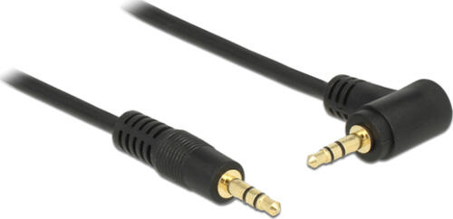 DeLOCK 3.5 mm, 1 m Audio-Kabel 3.5mm Schwarz