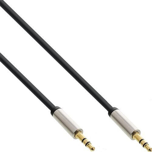 InLine 5.0m 3.5mm - 3.5mm Audio-Kabel 5 m Schwarz