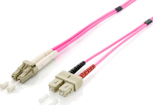 Equip 255537 InfiniBand/Glasfaserkabel 15 m 2x LC 2x SC Pink