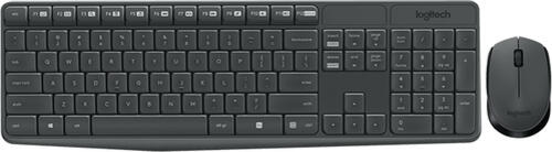 Logitech MK235 Tastatur Maus enthalten RF Wireless Bulgarisch Grau