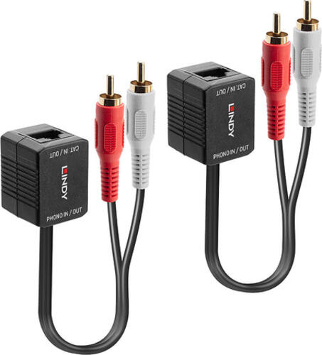 Lindy 70460 Audio-/Video-Leistungsverstärker AV-Sender Schwarz, Rot, Weiß